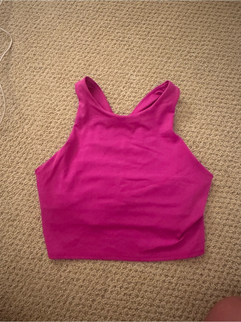 Athleta Women’s Fuchsia Cropped Tank Top